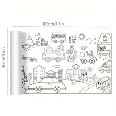 72x29cm Drawing Roll Coloring Paper DIY Painting Roll