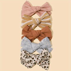 5pcs Colored Butterfly Bow Hair Clip for Baby Girls