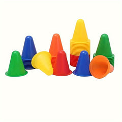 25pcs Windproof Road Barrier Flexibility Training Pile with Hole