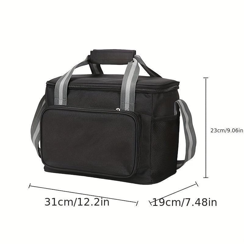 Large Capacity Picnic Insulation Bag Portable Lunch Bag Thickened Oxford Cloth