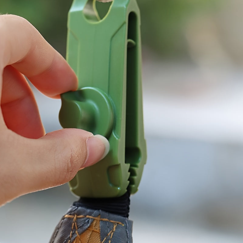 4pcs Outdoor Tent Fixing Plastic Clips Lock Grip Clamps For Camping
