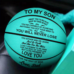 Engraved Basketball Graduation Christmas Gift For Son