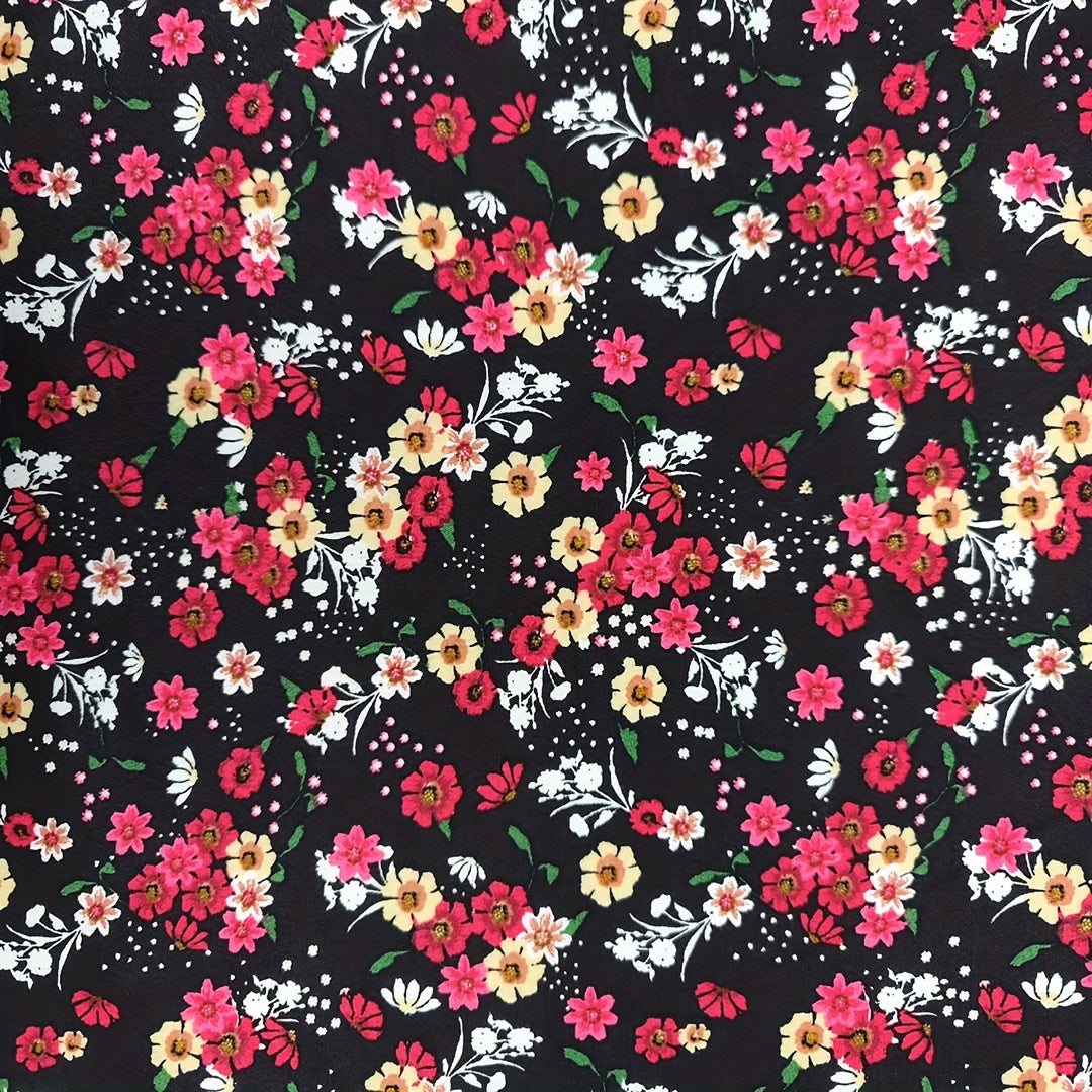 1yd Faux Cotton Fabric DIY Cloth Pants Dress Quilt Covering