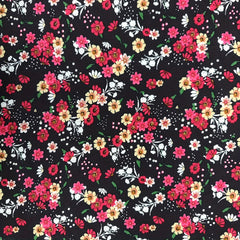 1yd Faux Cotton Fabric DIY Cloth Pants Dress Quilt Covering