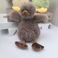 Set of 2 Cute Doodle Duck Plush Toys for Home Decor