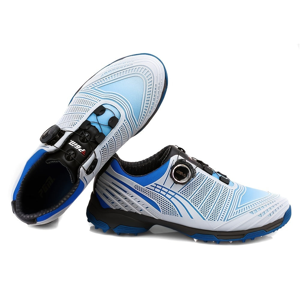 PGM Men's Golf Shoes With Rotary Buckle Lightweight Nylon Sports Sneakers