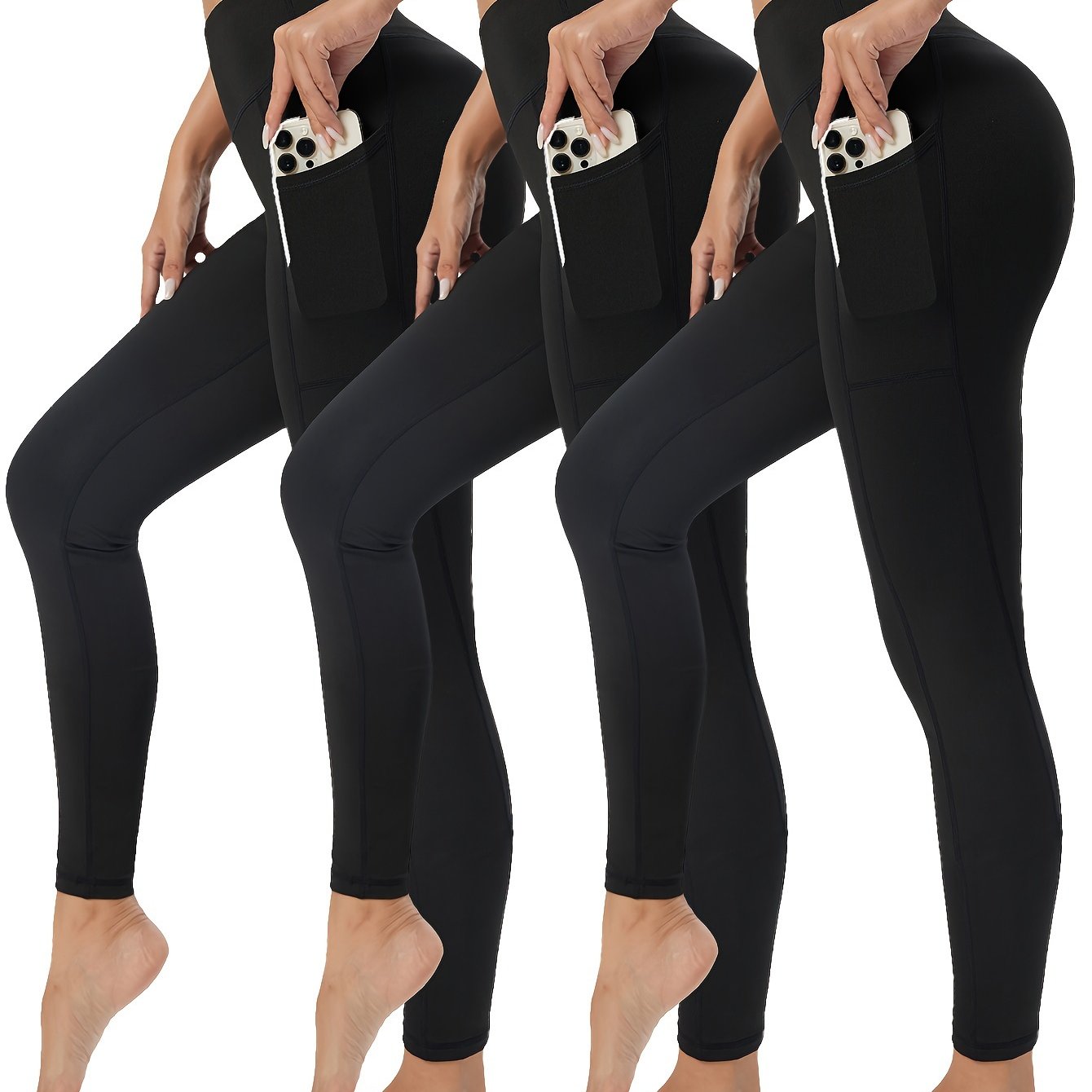 High Waist Yoga Tight Pants With Pocket for Women