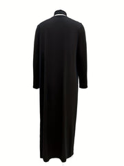 Women's Cardigan & Halter Dress Set - Spring & Fall Outfit