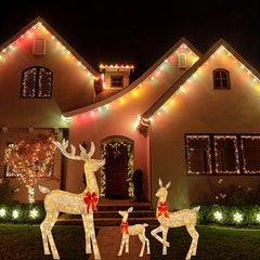 Christmas Deer Lighting Happy Year Decoration