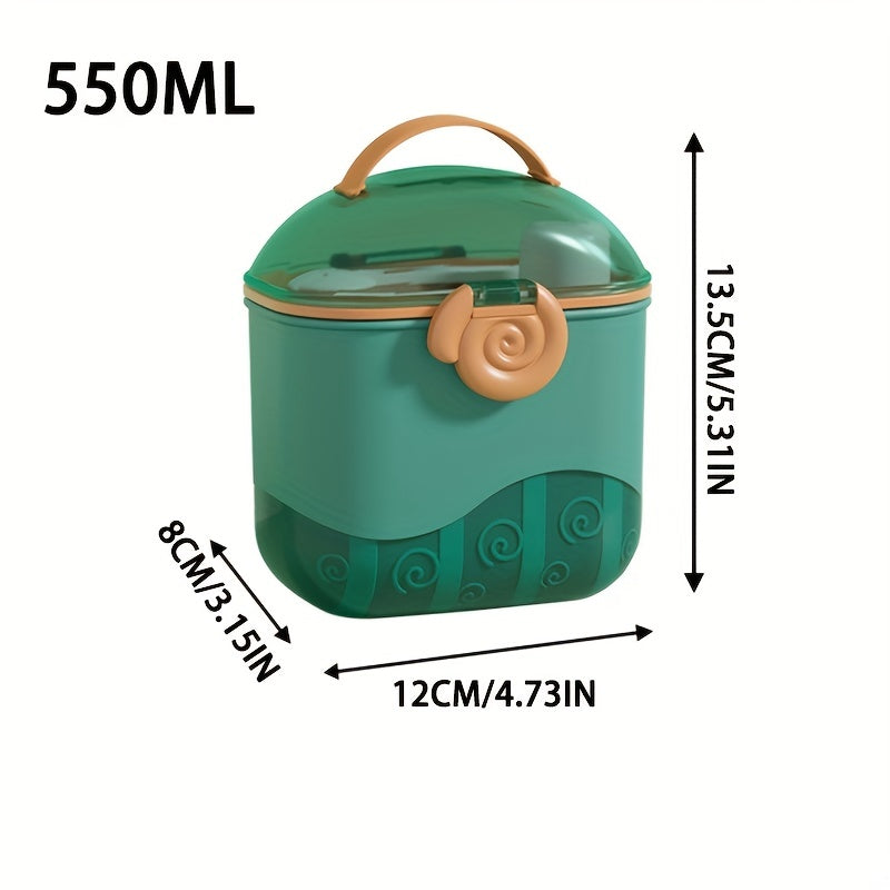 Portable Baby Formula Dispenser with Spoon and Level