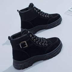 Thickened Medium Tube Snow Boots Warm Sneakers Women's Footwear