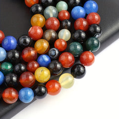 Natural Semi Precious Stone Beads String for DIY Jewelry 1 Strand Length