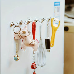 6 Pcs Magnetic Hooks 25 Lb Heavy Duty Earth Magnets With Hook For Refrigerator