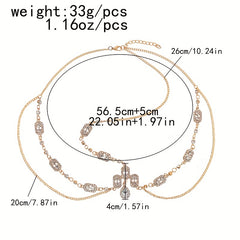Rhinestone Chain Head Piece Headband Bridal Hair Accessories