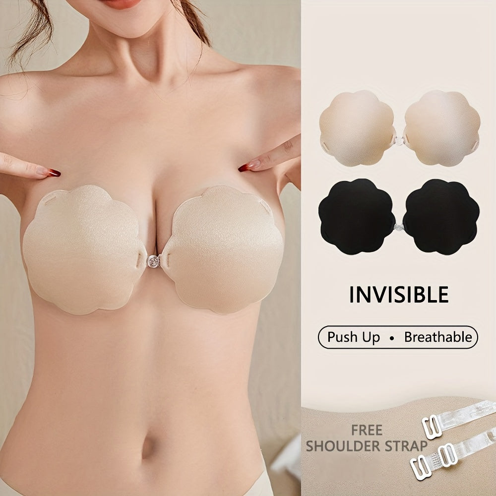 Flower Nipple Covers Adhesive Push Up Pasties Women's Lingerie