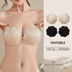 Flower Nipple Covers Adhesive Push Up Pasties Women's Lingerie
