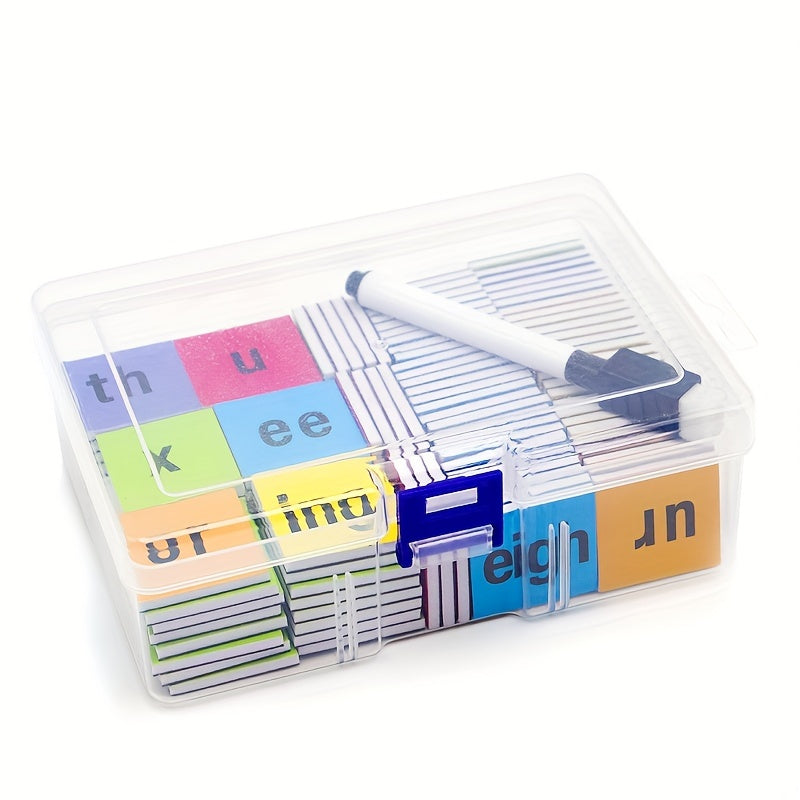100pcs Magnetic Letters & Words Set Square Shape Educational Durable