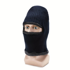 Men's Thickened Windproof Balaclava Hat for Winter Outdoor Activities
