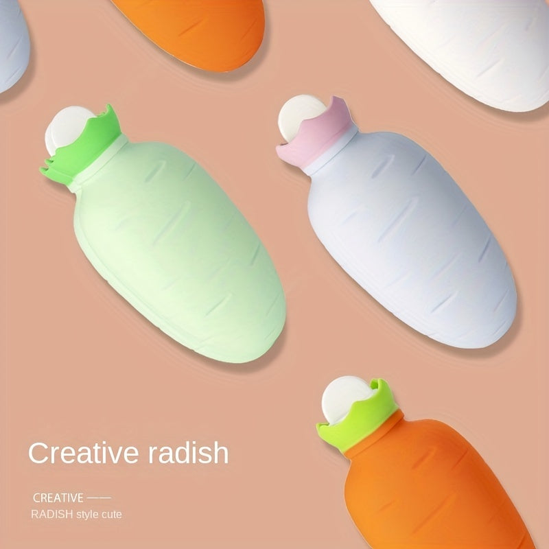 Carrot Shaped Hot Water Bag 2 In 1 Silicone Cartoon
