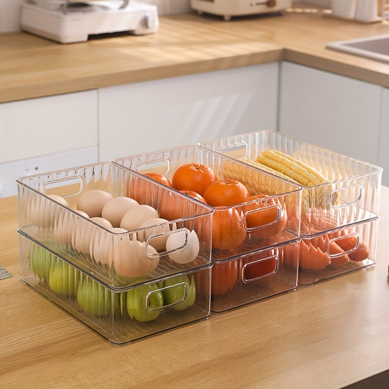 Refrigerator Storage Bin With Handle Drawer Storage Box Containers
