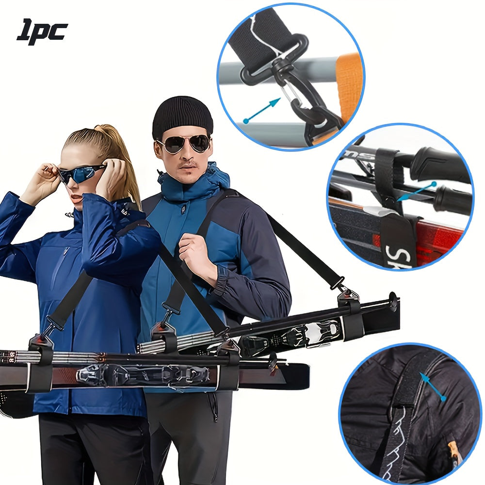 Skiing Pole Carrier - Easy Transport for Ski Gear