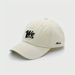 Embroidery Baseball Cap Unisex Solid Dad Hats Lightweight Sun Hats