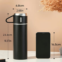 Stainless Steel 17oz Insulated Water Cup with 2 Extra Lids
