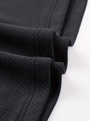 Men's Solid Hooded T shirt With Pocket Quick Dry Breathable Short Sleeve