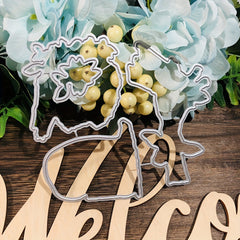 Animal Metal Cutting Dies And Stamps Set For Decoration