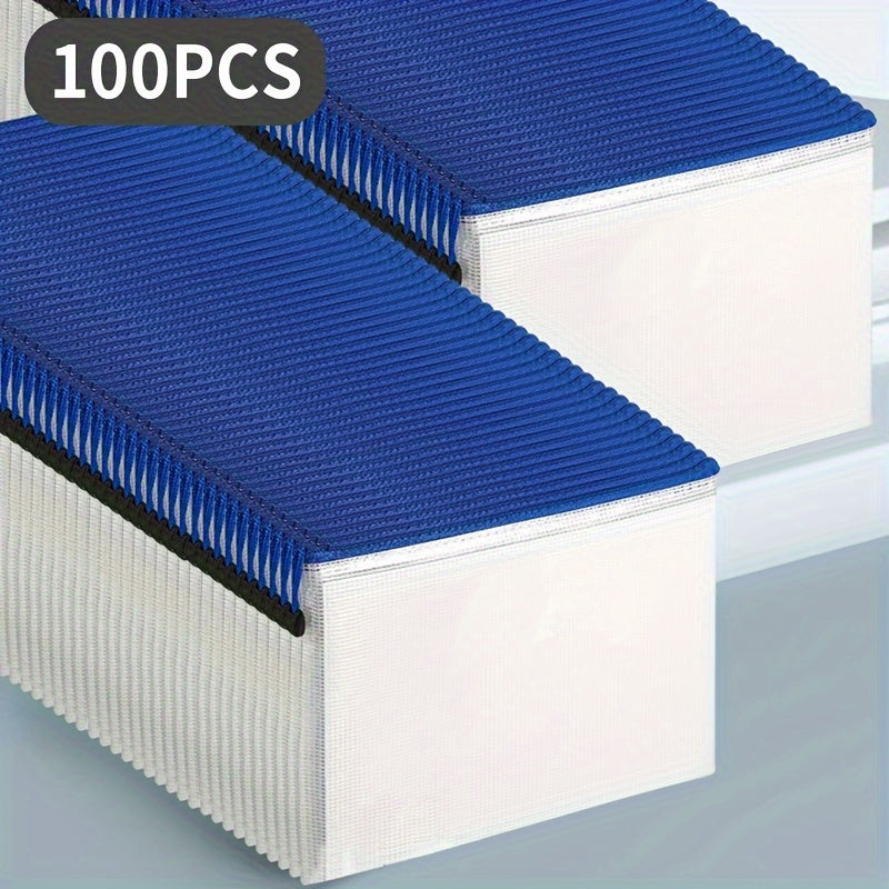 100pcs Mesh File Bag File Storage Bag File Holder Office Supplies