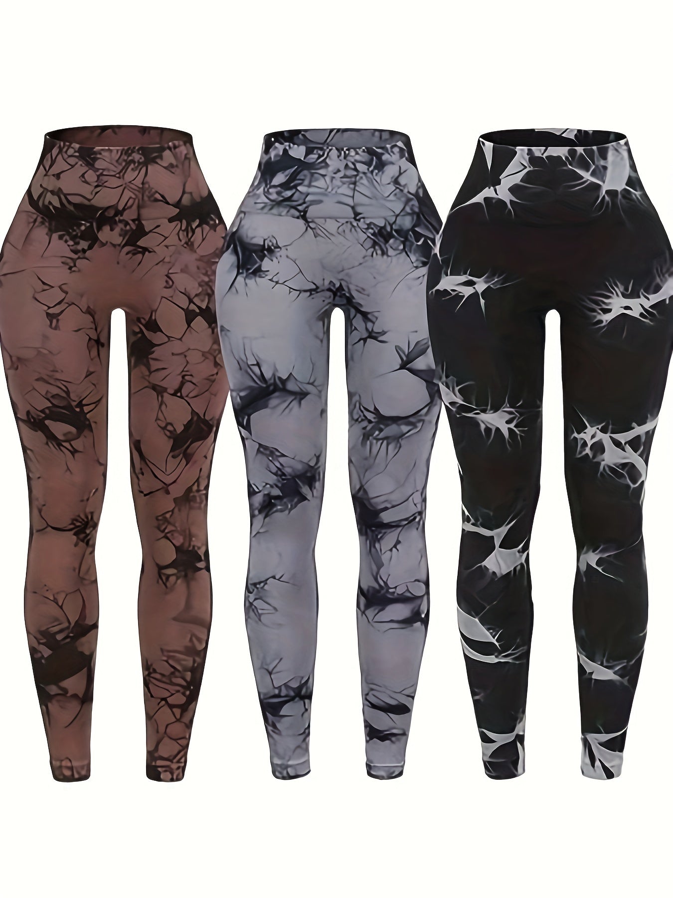 Tie Dye Yoga Workout Pants Fitness Leggings Activewear