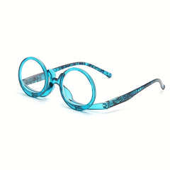 2 In 1 Reading Glasses Cosmetic Magnifier Double Lens Reversible Glasses