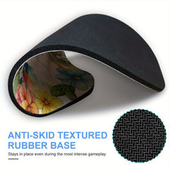 Dog Round Mouse Pad Non Slip Rubber Base Small Size