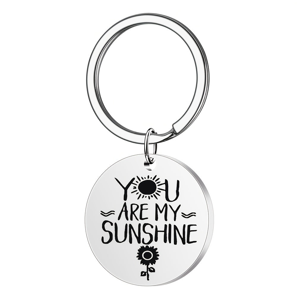 Sunshine Stainless Steel Keychain Necklace