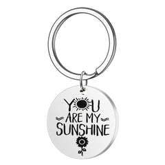 Sunshine Stainless Steel Keychain Necklace