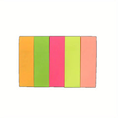 Small Strip Paper Stickers 500 Sheets 5 Colors