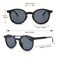 Men's Round Frame Sunglasses for Outdoor Activities