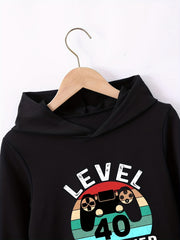 Boys Casual Hooded Sweatshirt for Spring Fall Kids Hoodie Tops