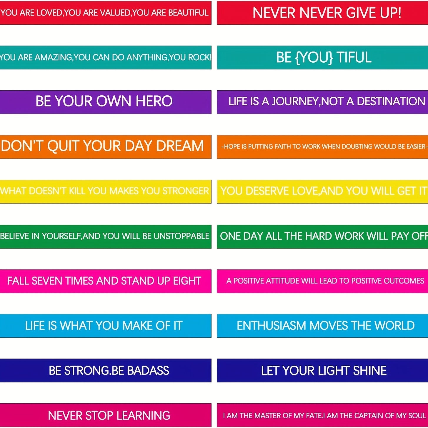Motivational Silicone Bracelet for Sports and Fitness