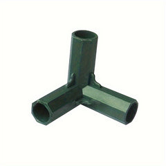Plastic Coated Steel Pipe Fittings Pillar Joints Plastic Connectors