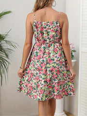 Floral Print Cami Dress Sleeveless Casual Dress