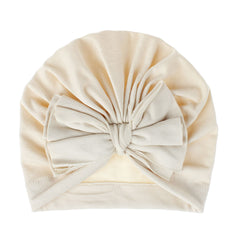 Newborn Infant Bow Head Wrap Beanie Hat Turban Photography Prop Cap