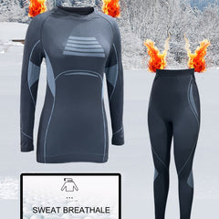 Women's Thermal Underwear Set Long Sleeve Top & Leggings