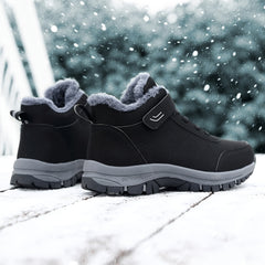 Women's Platform Ankle Snow Boots Fleece Liner Winter Shoes