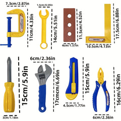 Family Toy Tool Box Set Screwdriver Tools for Boys and Girls