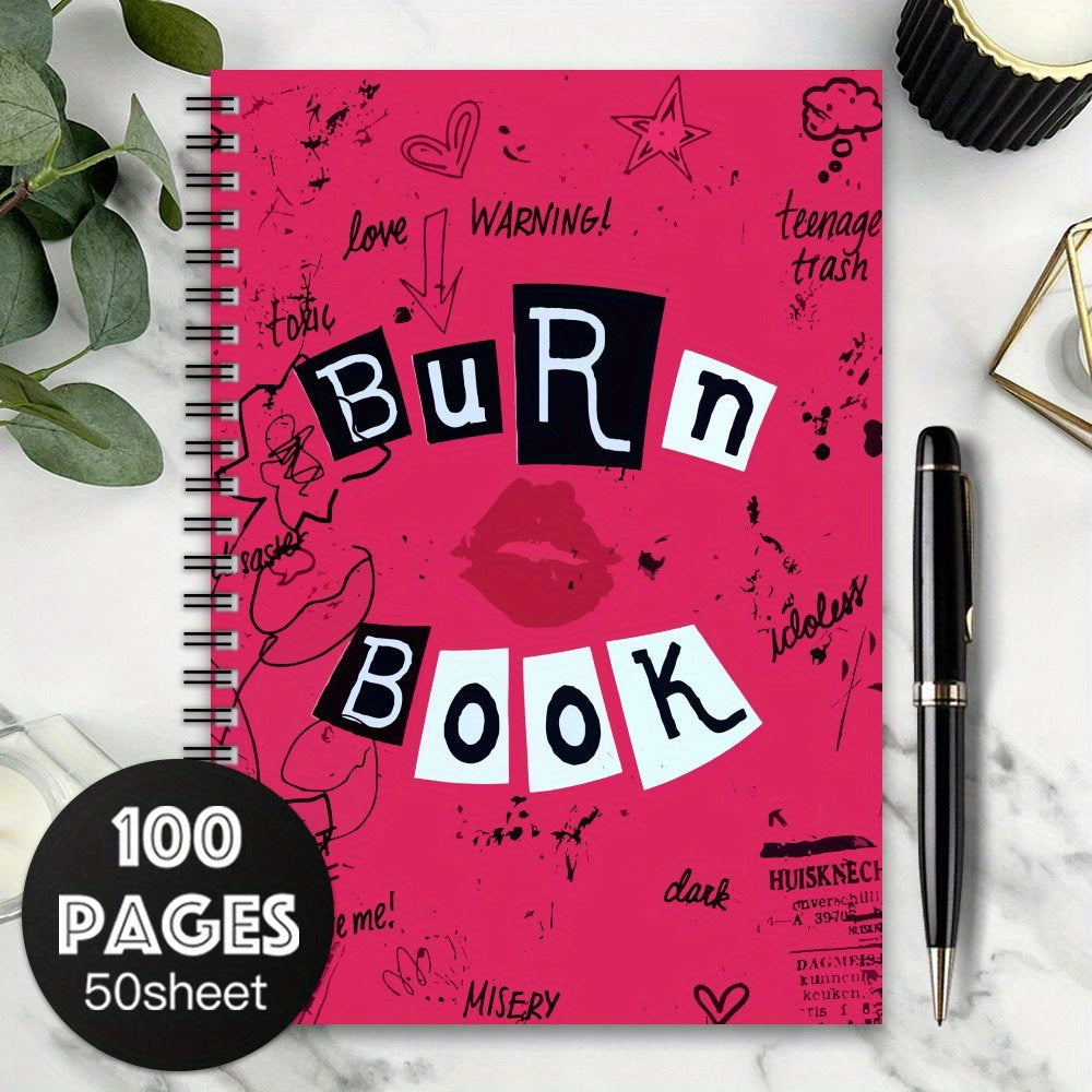 Mean Girls Fun Fun Spiral Notebook Burn Book Mean Girls Journal