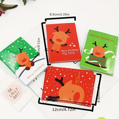 10pcs Christmas Small Book Gift Pocket Notepad Family Friends
