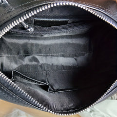 Vintage Style Leather Crossbody Bag for Women