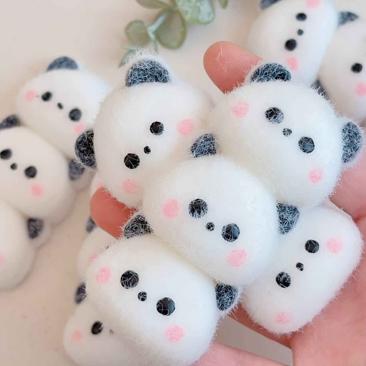 3 Panda Soft Plush Squeeze Toy Halloween Easter Year Gift