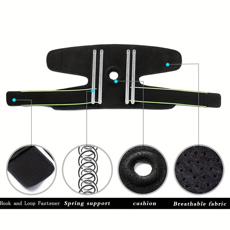 Meniscus Knee Pads with Silicone & Double Spring Strap